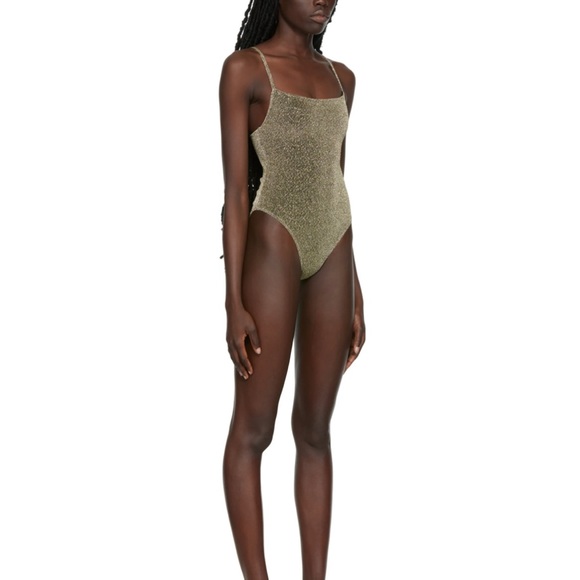 Simon Miller Gold & Silver Linkky One-Piece Swimsuit - Picture 5 of 9